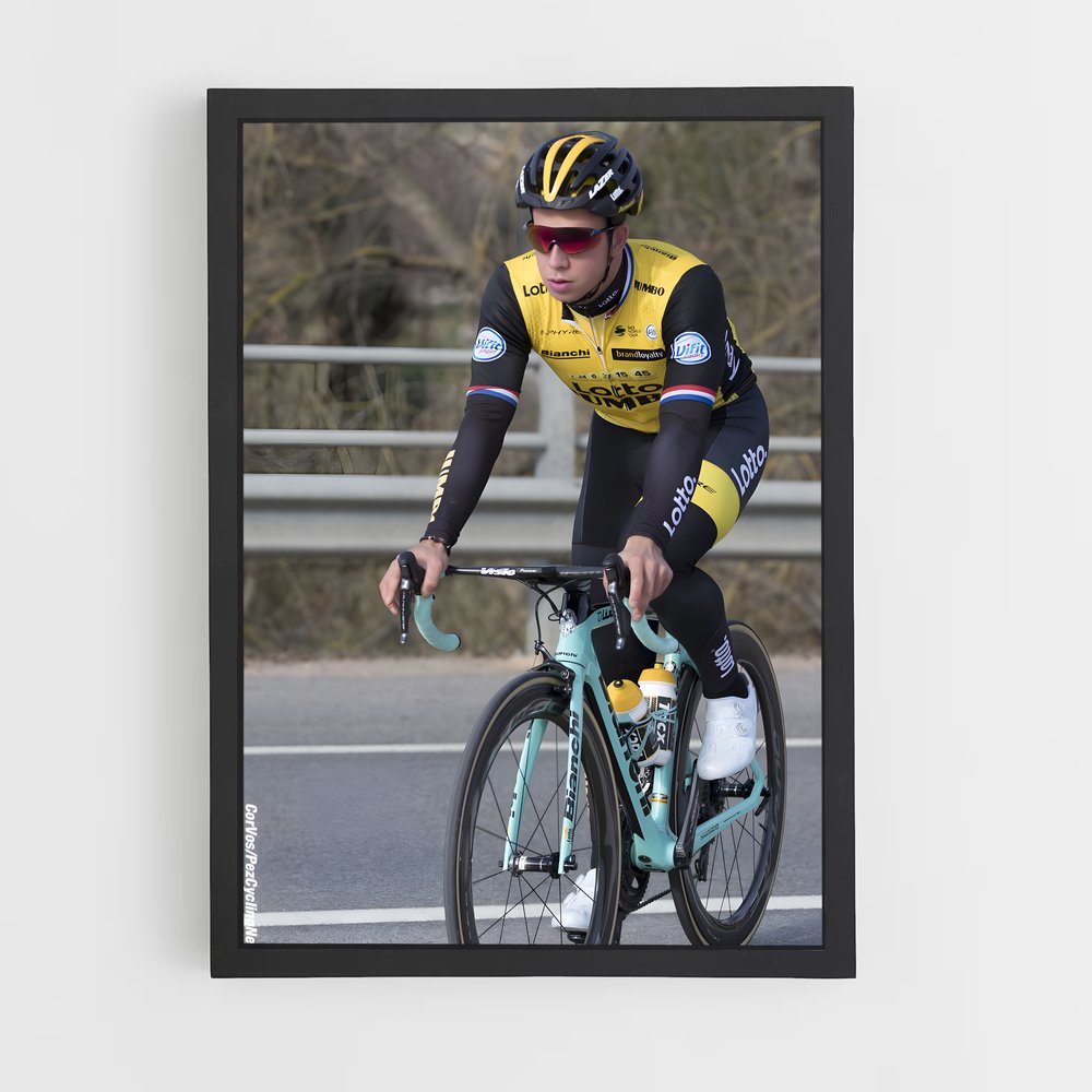 Poster Sur la Route avec Dylan – affiche Cyclisme (vue 2)